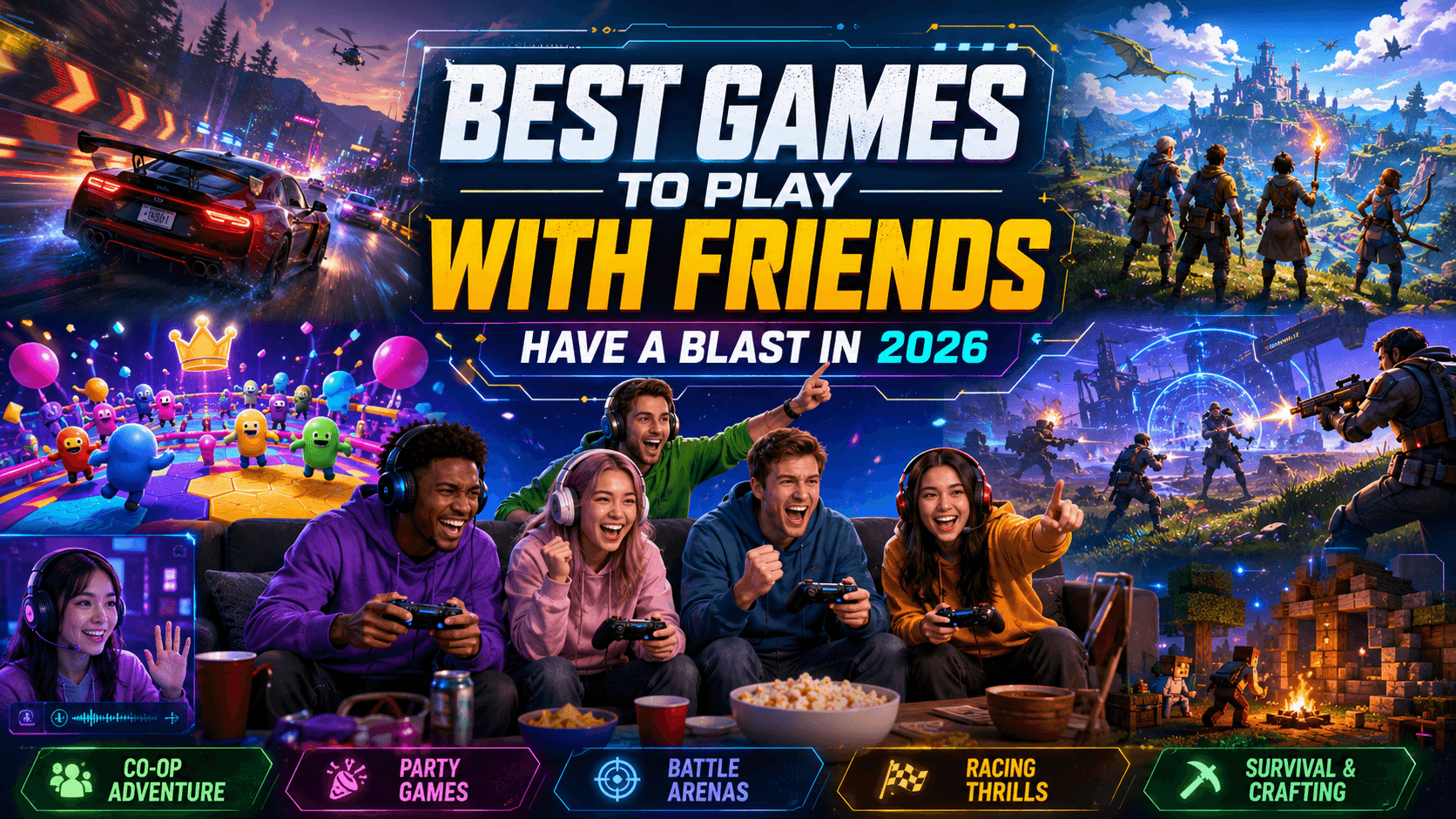 Best Games to Play with Friends and Have a Blast in 2026
