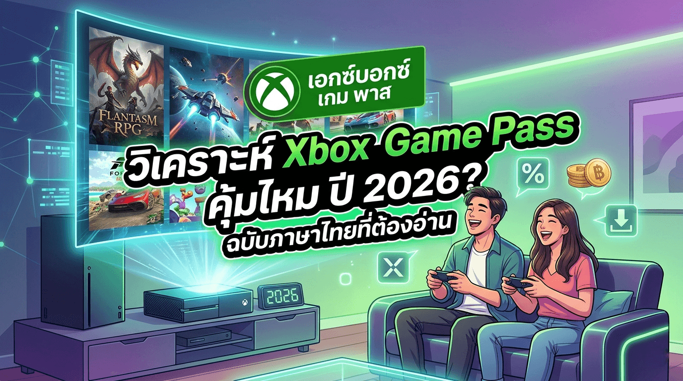 วิเคราะห์ Xbox Game Pass คุ้มไหม ปี 2026 ฉบับภาษาไทยที่ต้องอ่าน